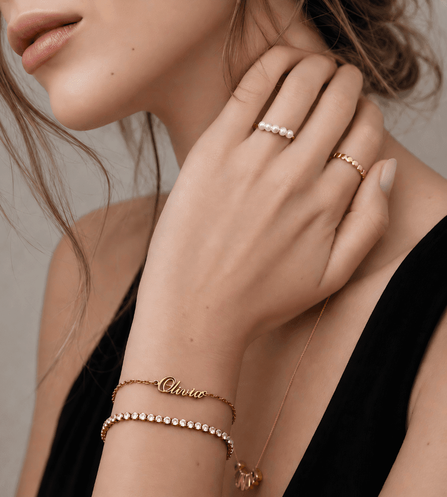Signature Name Bracelet - Mireva Jewelry