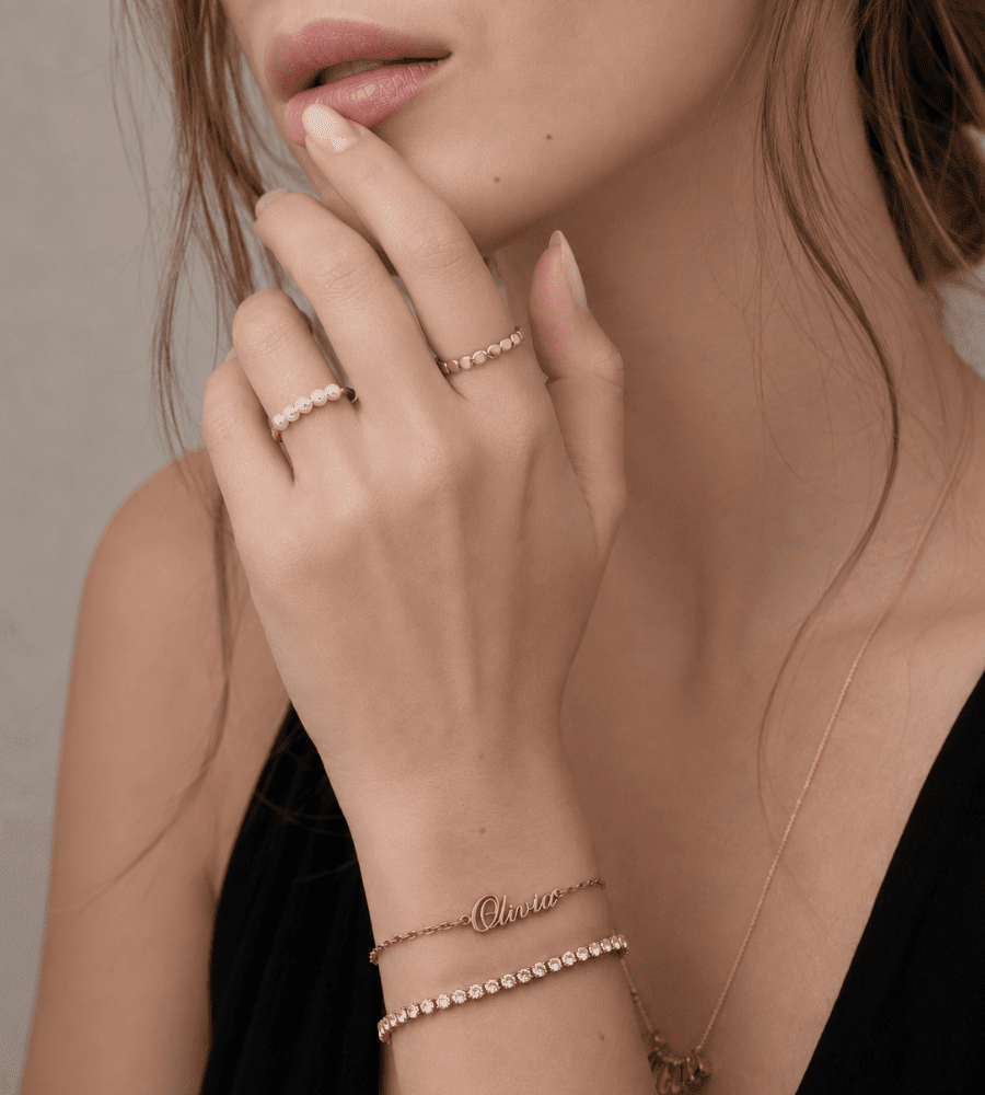 Signature Name Bracelet - Mireva Jewelry