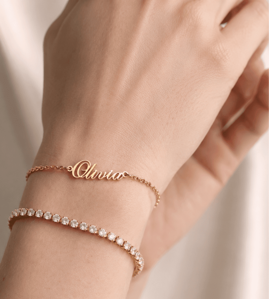 Signature Name Bracelet - Mireva Jewelry