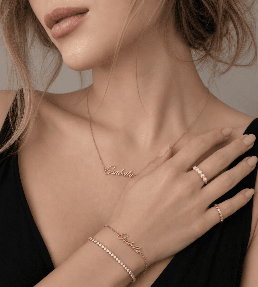 Signature Name Bracelet - Mireva Jewelry