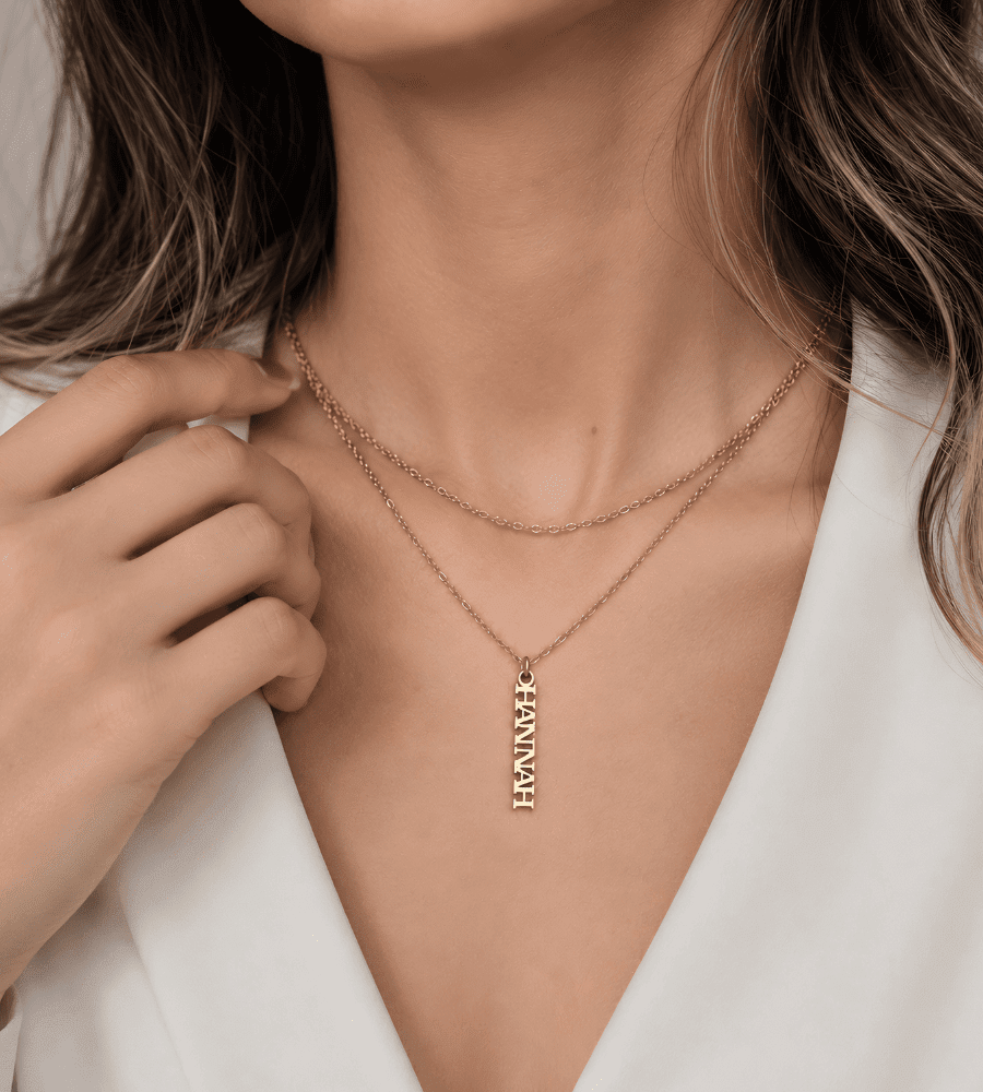 Singapore Name Necklace - Mireva Jewelry