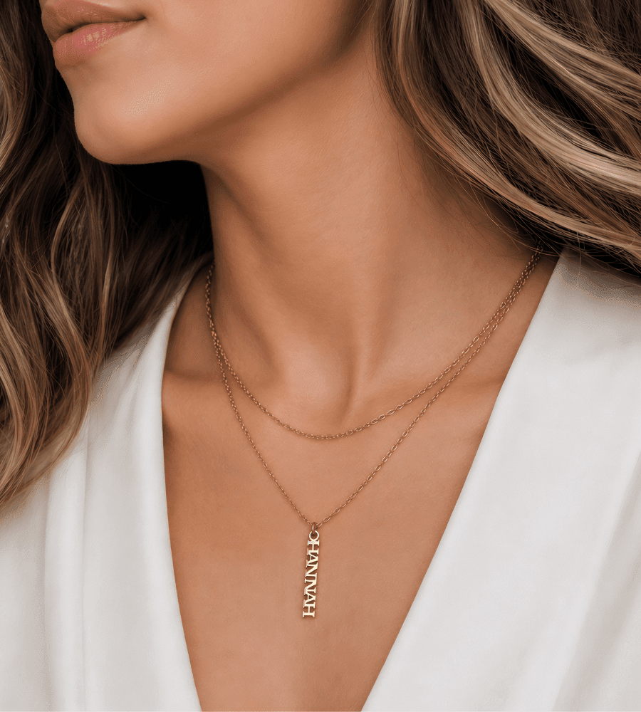Singapore Name Necklace - Mireva Jewelry