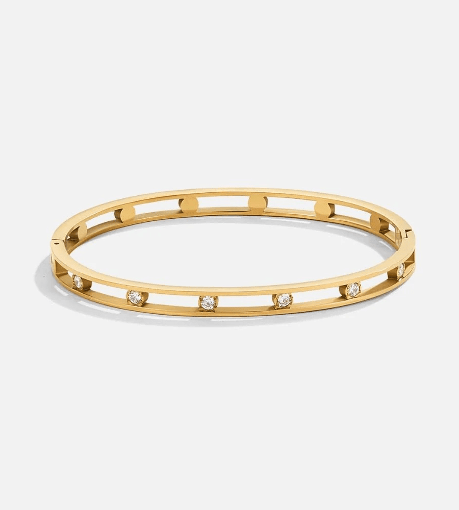 Sofia Crystal Bangle - Mireva Jewelry