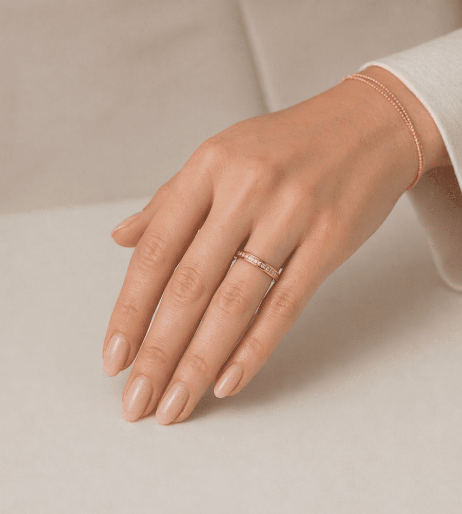 Spinning Crystal Ring - Mireva Jewelry
