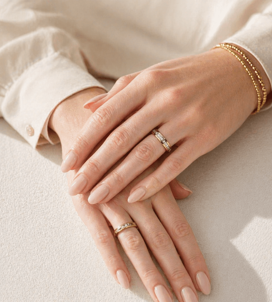 Spinning Crystal Ring - Mireva Jewelry