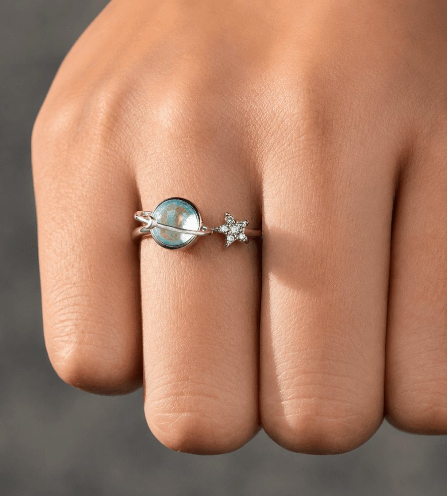 Star Moon Daughter Ring - Mireva Jewelry