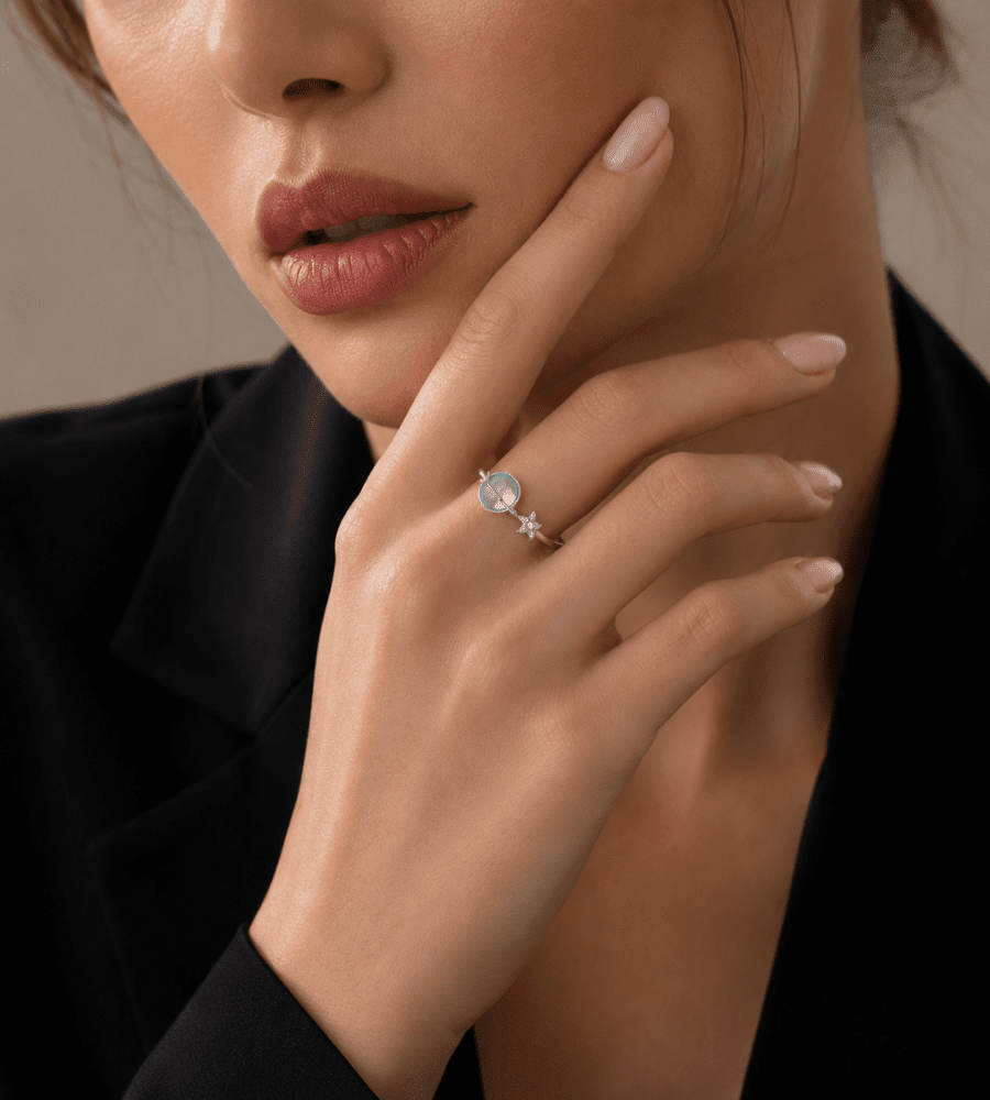 Star Moon Daughter Ring - Mireva Jewelry