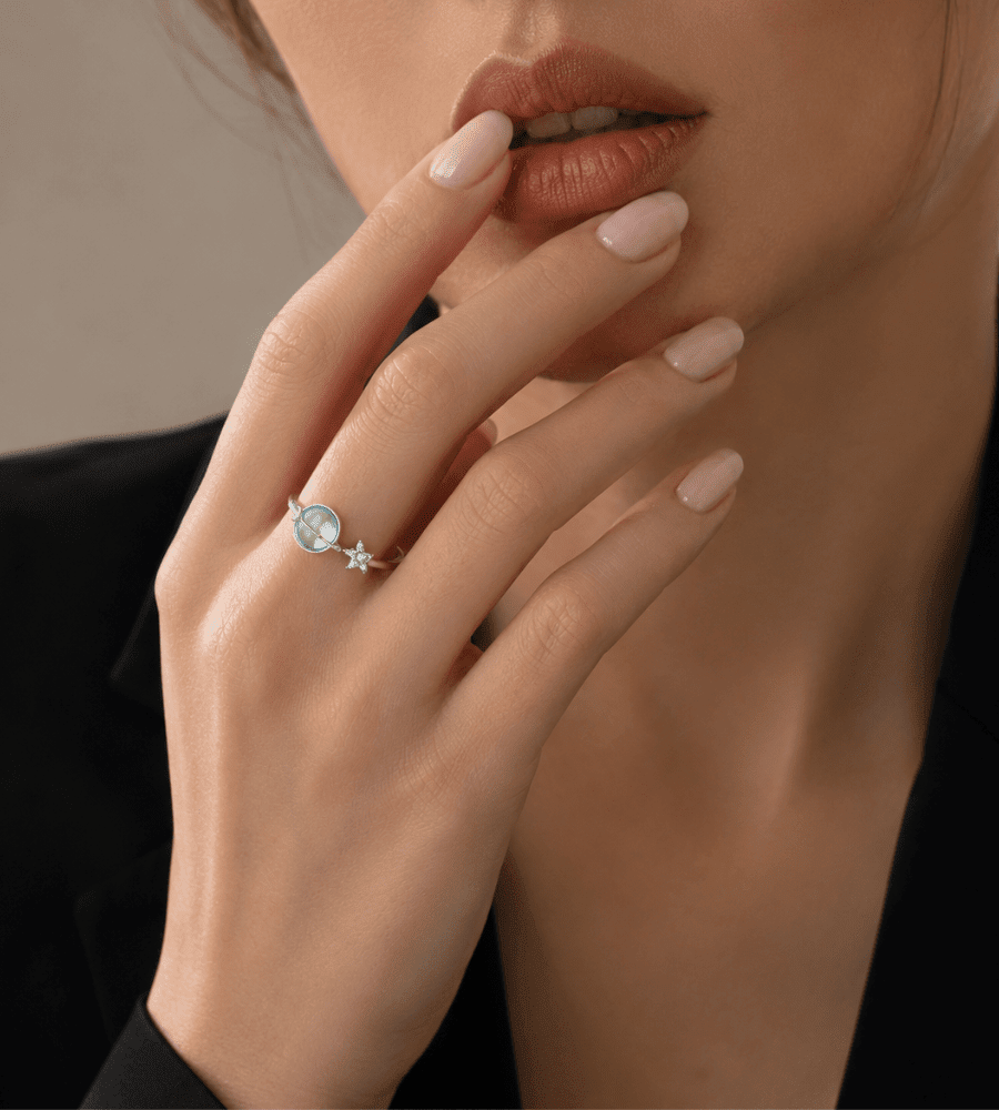 Star Moon Daughter Ring - Mireva Jewelry