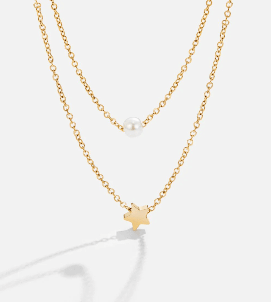 Star Pearl Necklace - Mireva Jewelry