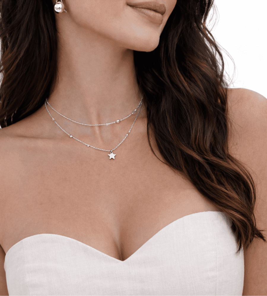 Star Pearl Necklace - Mireva Jewelry