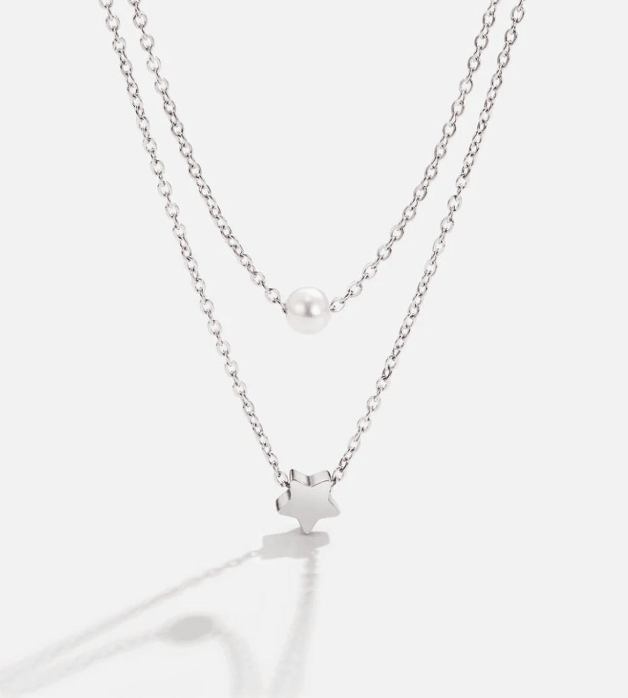 Star Pearl Necklace - Mireva Jewelry