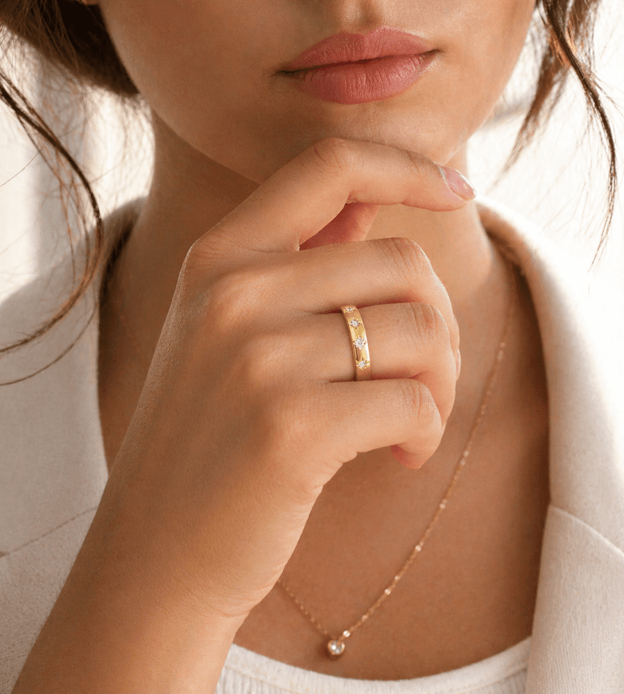 Star Stacking Ring - Mireva Jewelry
