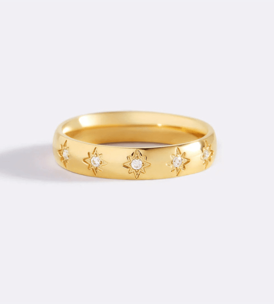 Star Stacking Ring - Mireva Jewelry