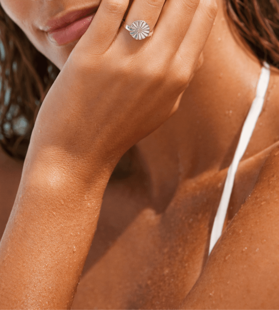Sun Signet Ring - Mireva Jewelry