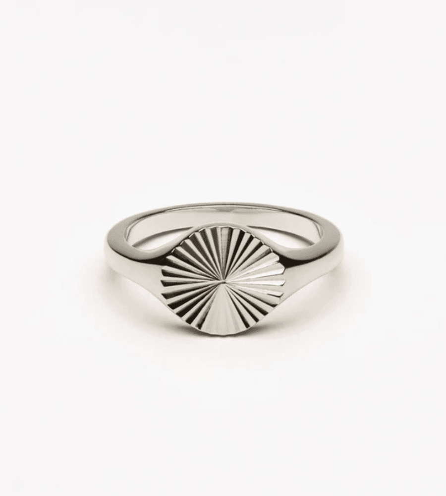 Sun Signet Ring - Mireva Jewelry