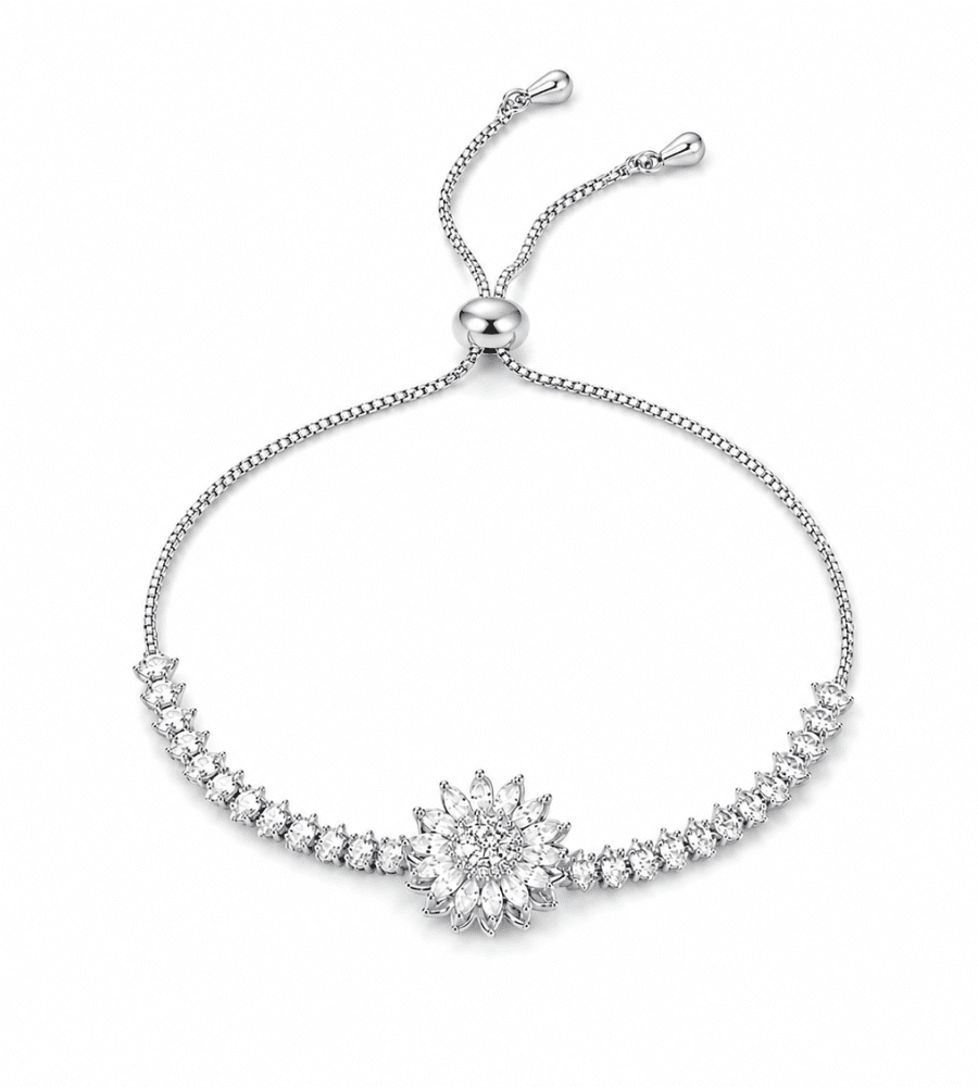 Sunflower Charm Bracelet - Mireva Jewelry