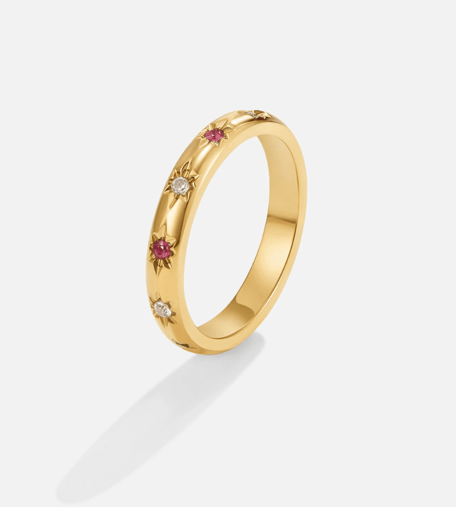 Tali Rainbow Ring - Mireva Jewelry