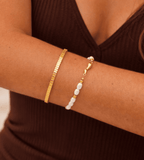 Tara Gold Bangle - Mireva Jewelry