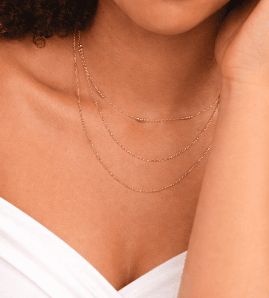 Tessa Triple Necklace - Mireva Jewelry
