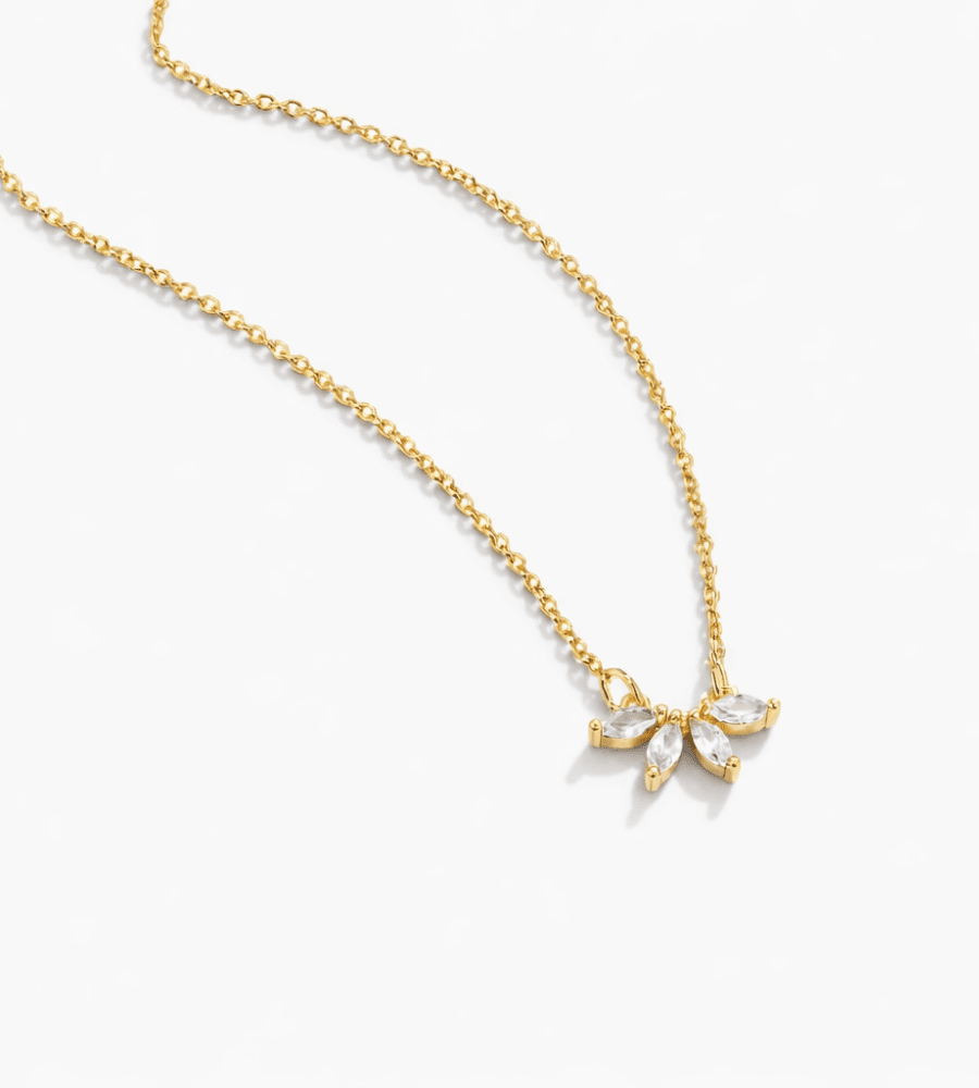 Tiffany Leaf Necklace - Mireva Jewelry