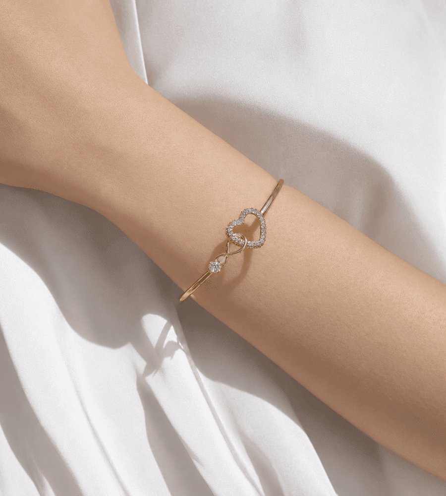 To My Daughter Infinity Charm Bracelet - Mireva Jewelry