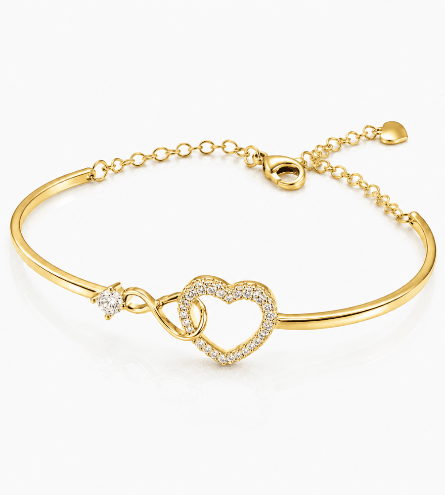 To My Daughter Infinity Charm Bracelet - Mireva Jewelry