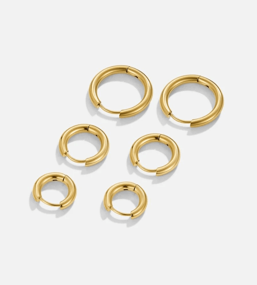 Trio Hoop Sets - Mireva Jewelry