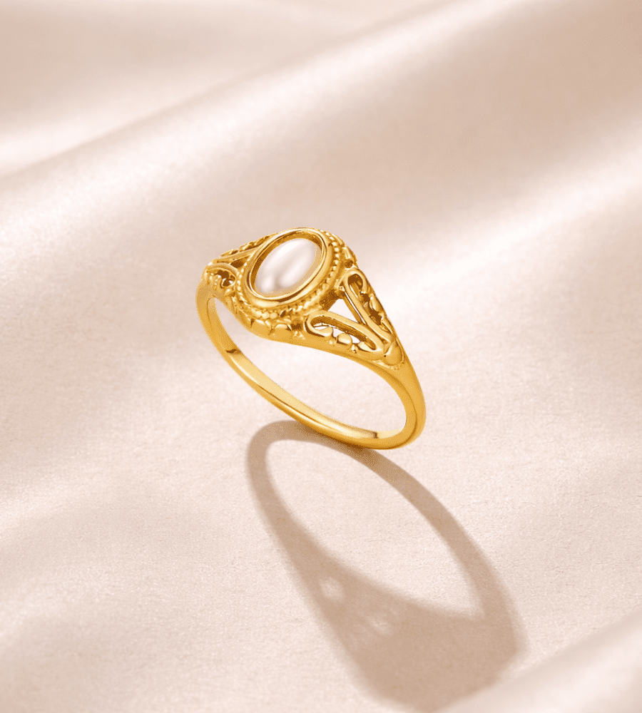 Vintage Pearl Ring - Mireva Jewelry