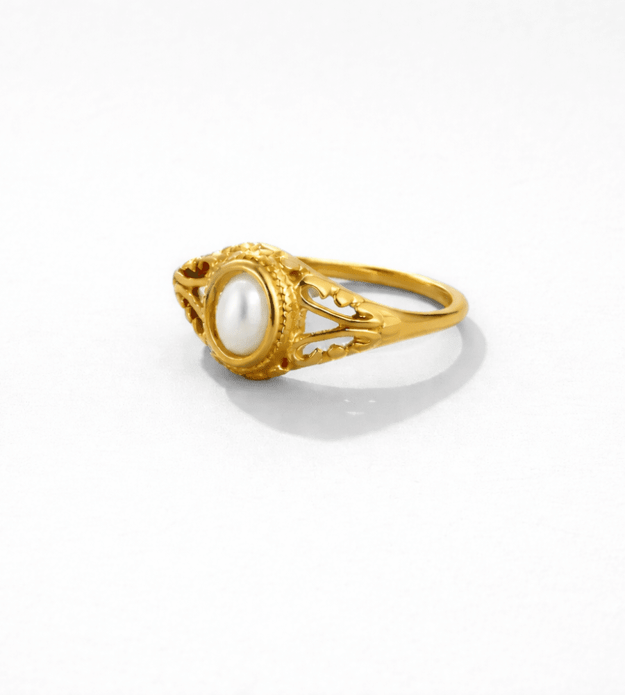 Vintage Pearl Ring - Mireva Jewelry