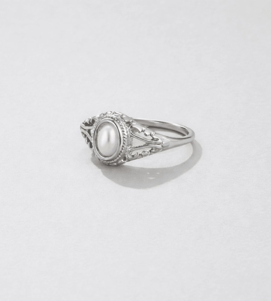 Vintage Pearl Ring - Mireva Jewelry