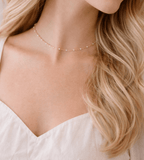 White Beaded Choker - Mireva Jewelry