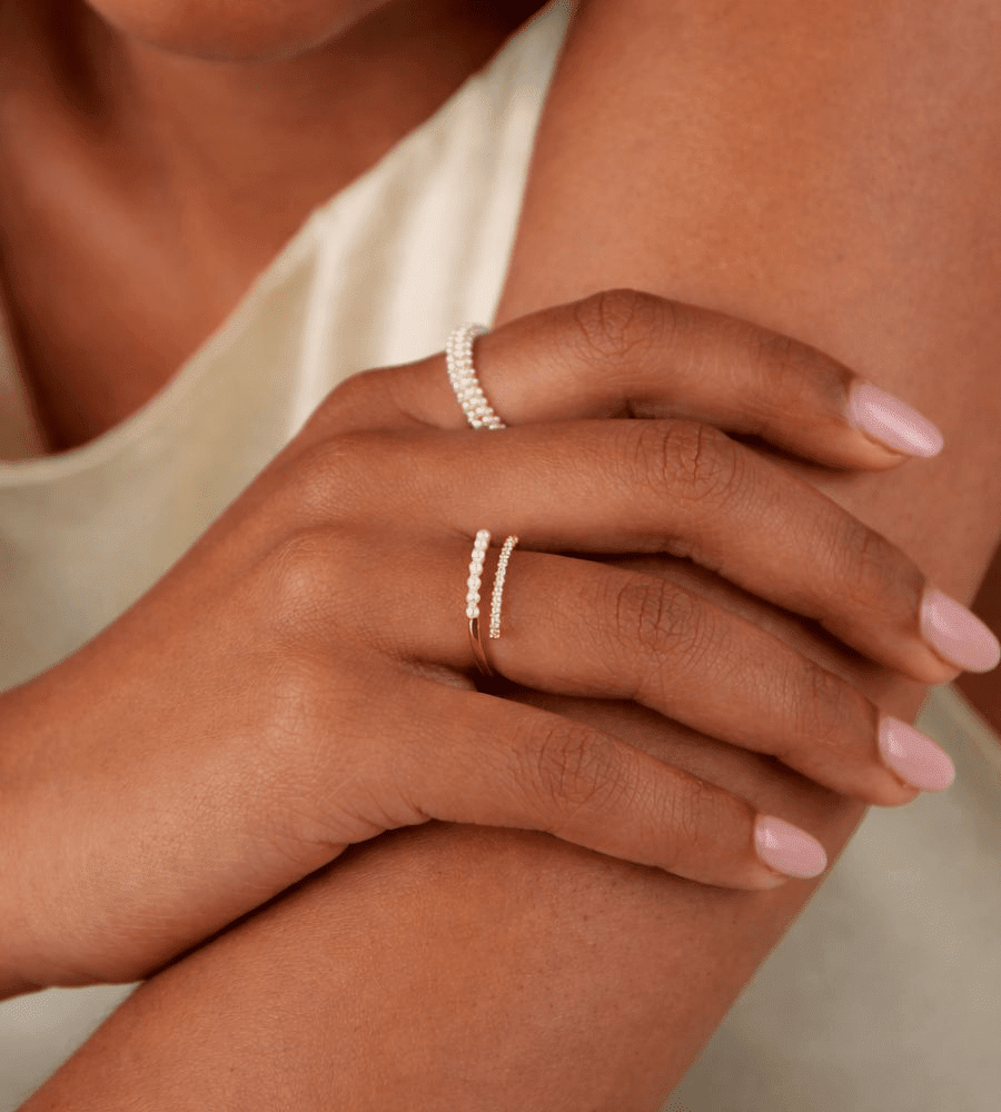Wrap Pearl Ring - Mireva Jewelry