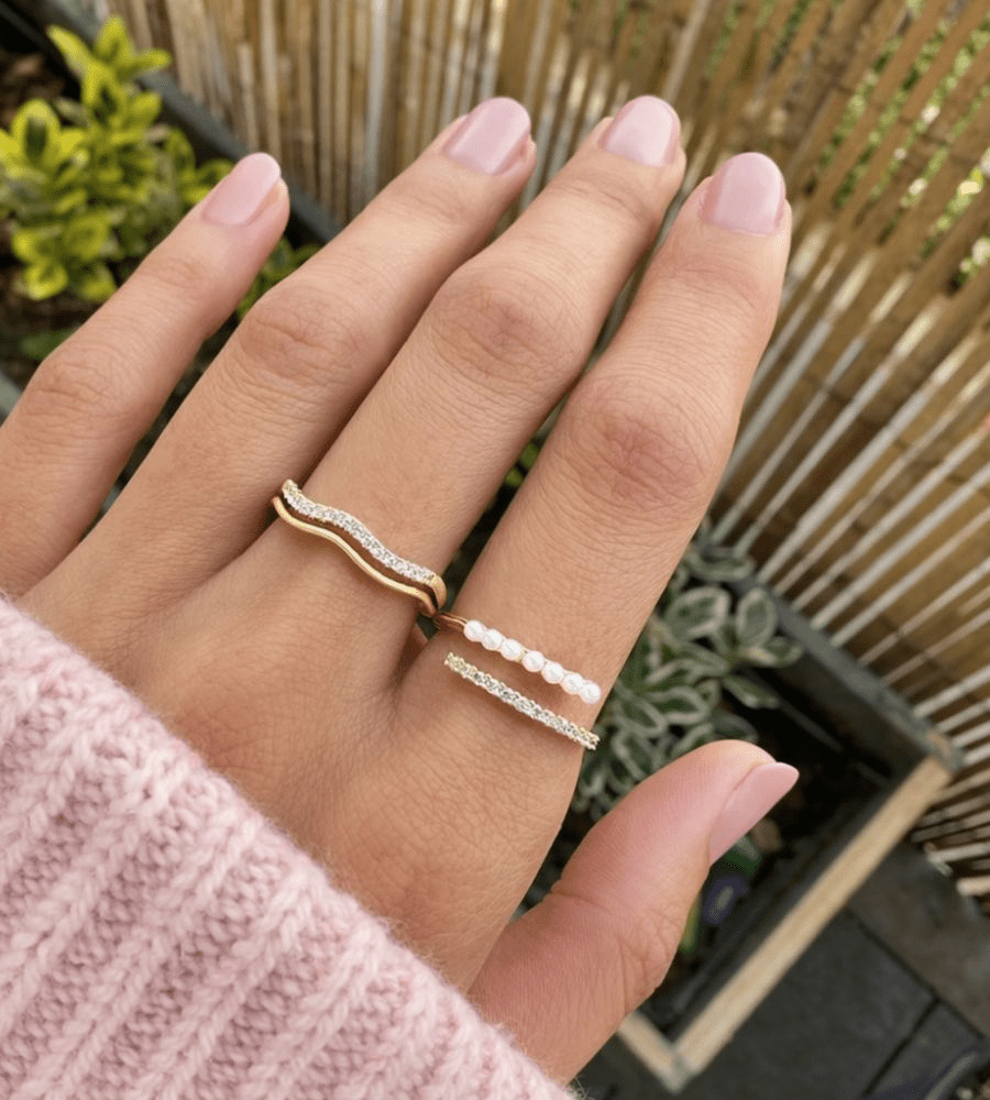 Wrap Pearl Ring - Mireva Jewelry
