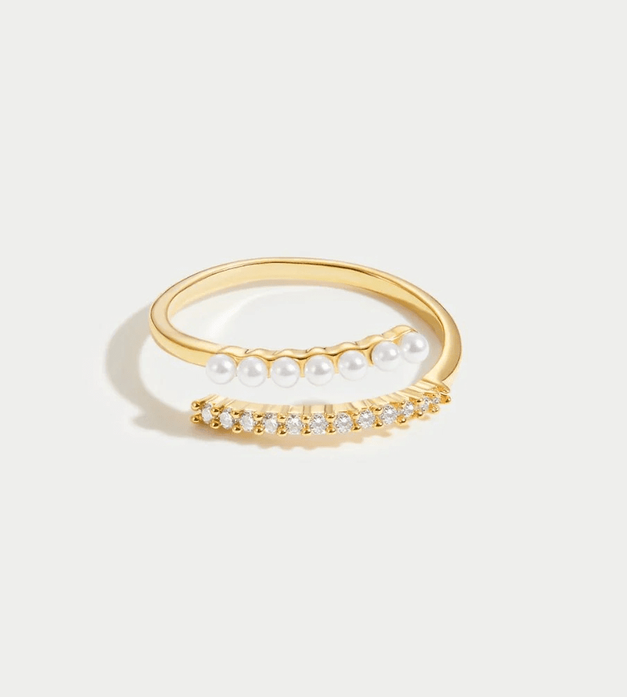 Wrap Pearl Ring - Mireva Jewelry