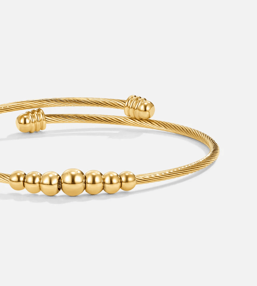 Yuri Bead Bangle - Mireva Jewelry