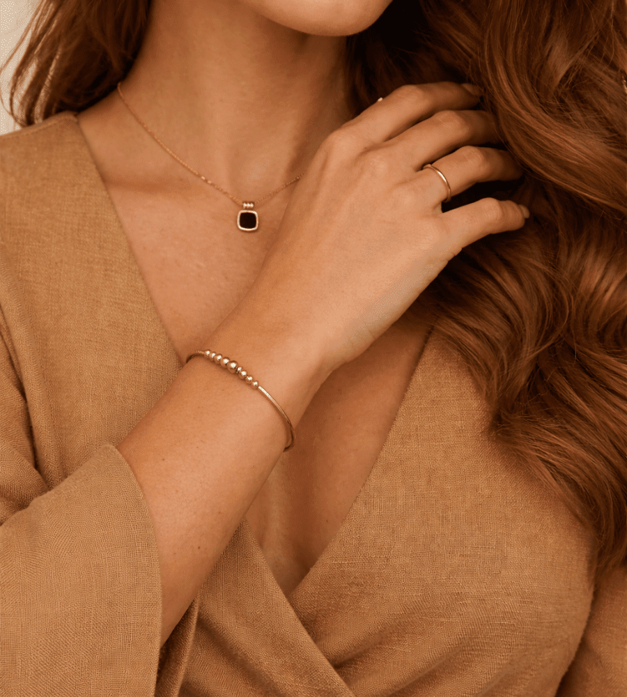 Yuri Bead Bangle - Mireva Jewelry
